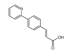 3-(4-pyridin-2-ylphenyl)prop-2-enoic acid结构式