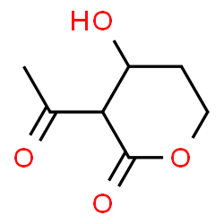 2H-Pyran-2-one, 3-acetyltetrahydro-4-hydroxy- (9CI)结构式