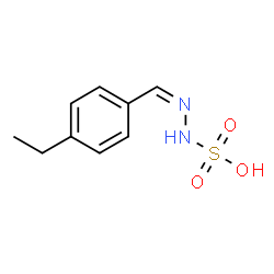 Hydrazinesulfonic acid, [(4-ethylphenyl)methylene]- (9CI)结构式