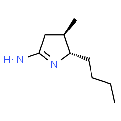 2H-Pyrrol-5-amine,2-butyl-3,4-dihydro-3-methyl-,(2R,3S)-rel-(9CI)结构式