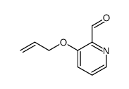 2-Pyridinecarboxaldehyde,3-(2-propenyloxy)-(9CI) structure