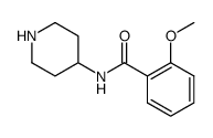 2-methoxy-N-piperidin-4-ylbenzamide structure