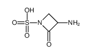 3-amino-2-oxoazetidine-1-sulfonic acid Structure