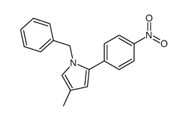 1-benzyl-4-methyl-2-(4-nitrophenyl)-1H-pyrrole Structure