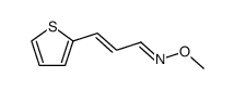 3-(2-thienyl)-propenal O-methyloxime结构式