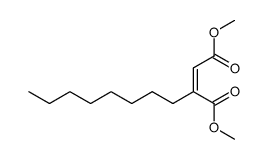 dimethyl 2-octylmaleate结构式