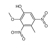 Creosol, 3,5-dinitro-结构式
