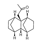 1-((1R,4S,4ar,5R,8S,8ar)-octahydro-1,4:5,8-dimethanonaphthalen-4a(2H)-yl)propan-2-one结构式