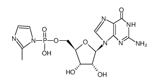 guanosine 5'-phospho-2-methylimidazolide结构式