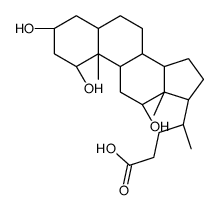 (1β,3α,5β,12α)-1,3,12-Trihydroxycholan-24-oic acid Structure