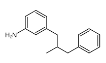 3-(2-methyl-3-phenylpropyl)aniline Structure