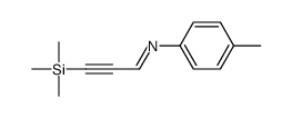 N-(4-methylphenyl)-3-trimethylsilylprop-2-yn-1-imine Structure