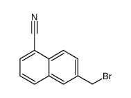 6-(Bromomethyl)-1-naphthonitrile structure