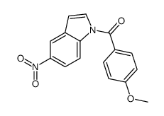 (4-methoxyphenyl)-(5-nitroindol-1-yl)methanone Structure