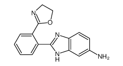 2-[2-(4,5-dihydro-1,3-oxazol-2-yl)phenyl]-3H-benzimidazol-5-amine Structure