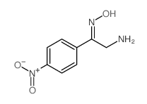 (NE)-N-[2-amino-1-(4-nitrophenyl)ethylidene]hydroxylamine structure