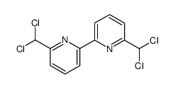 6,6'-bis(dichloromethyl)-2,2'-bipyridine结构式
