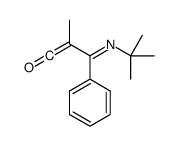 3-tert-butylimino-2-methyl-3-phenylprop-1-en-1-one Structure