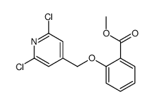 methyl 2-[(2,6-dichloropyridin-4-yl)methoxy]benzoate结构式