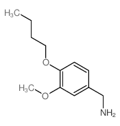 (4-Butoxy-3-methoxybenzyl)amine Structure