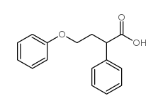 4-苯氧基-2-苯基丁酸结构式