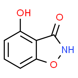1,2-Benzisoxazol-3(2H)-one,4-hydroxy-结构式