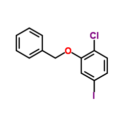 2-(Benzyloxy)-1-chloro-4-iodobenzene结构式