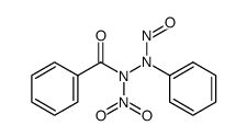 benzoic acid-(N-nitro-N'-nitroso-N'-phenyl-hydrazide)结构式
