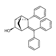 (1R,2S,3R,4R,6R)-7-(diphenylmethylene)-1-phenyltricyclo[2.2.1.02,6]heptan-3-ol结构式