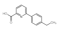 6-(4-Ethylphenyl)-picolinic acid structure
