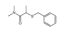 N,N-dimethyl-2-(benzylthio)propanamide结构式
