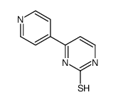 4-(吡啶-4-基)嘧啶-2-硫醇结构式