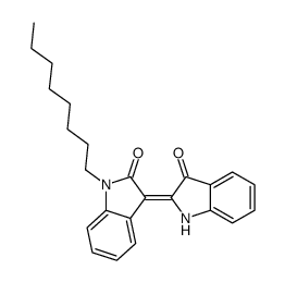 N(1')-octadecylindirubin structure