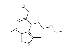 N-(4-methoxy-2-methyl-thien-3-yl)-N-(2-ethoxyethyl)chloroacetamide Structure