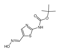Carbamic acid,[5-[(E)-(hydroxyimino)methyl]-2-thiazolyl]-,1,1-dimethylethyl ester (9CI)结构式