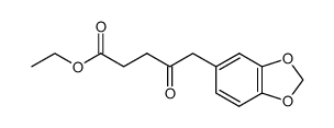 ethyl 5-(3,4-(methylenedioxy)phenyl)-4-oxolevulinate结构式
