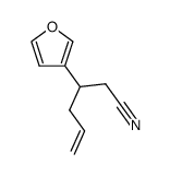 3-Furan-3-yl-hex-5-enenitrile Structure