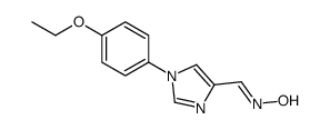 N-[[1-(4-ethoxyphenyl)imidazol-4-yl]methylidene]hydroxylamine Structure