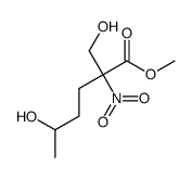 methyl 5-hydroxy-2-(hydroxymethyl)-2-nitrohexanoate结构式