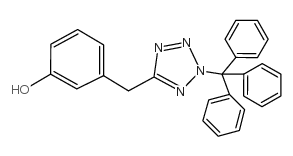 3-(2-三甲基-2H-四唑-5-甲基)-苯酚结构式