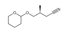 (S)-3-cyano-2-methyl-1-propanol tetrahydropyranyl ether Structure