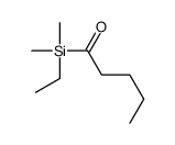 1-[ethyl(dimethyl)silyl]pentan-1-one Structure