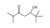(3S)-3-hydroxy-N,N,4,4-tetramethylpentanamide结构式