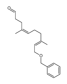 4,8-dimethyl-10-phenylmethoxydeca-4,8-dienal结构式