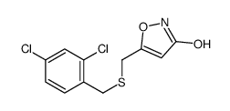 5-[(2,4-dichlorophenyl)methylsulfanylmethyl]-1,2-oxazol-3-one结构式