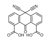 2-(2-carboxy-6-cyanobenzoyl)-3-cyanobenzoic acid Structure