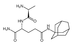 adamantylamide-alanyl-isoglutamine Structure