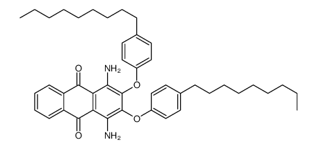 1,4-diamino-2,3-bis(4-nonylphenoxy)anthracene-9,10-dione Structure