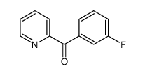 2-(3-FLUOROBENZOYL)PYRIDINE结构式