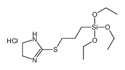 4,5-dihydro-2-[[3-(triethoxysilyl)propyl]thio]-1H-imidazole monohydrochloride结构式